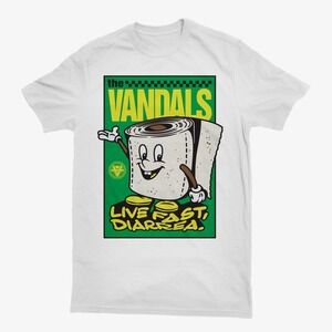 The Vandals Live Fast Diarrhea Punk Rock Band Concert T-Shirt